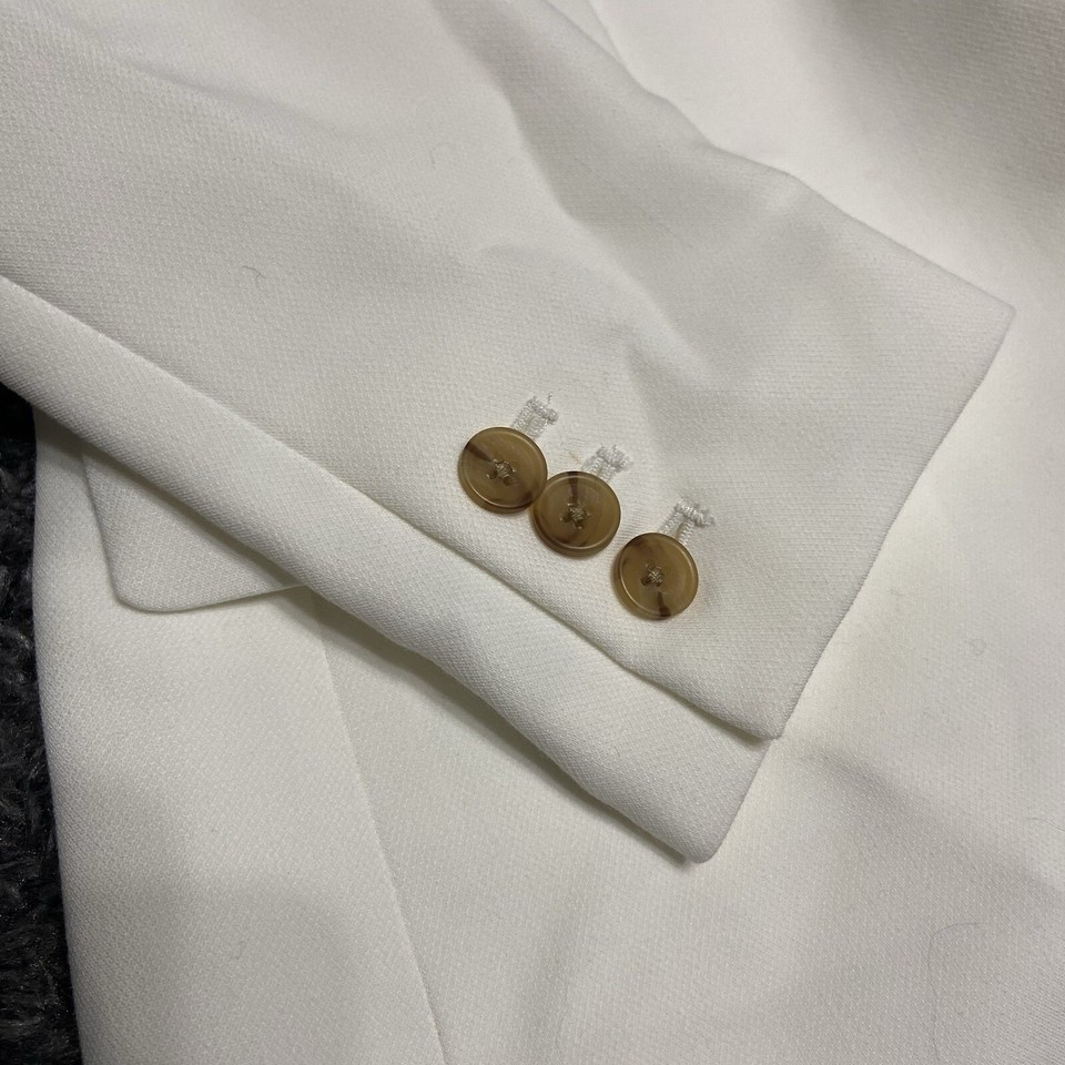 NEW Banana Republic Woman’s Blazer White Size 8 eBay