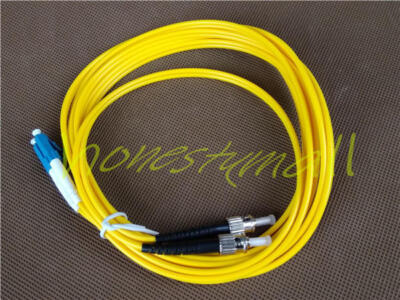 1PC 3M LC-ST Duplex Singlemode Fiber Optic Patch Cable Cord Jumper NEW