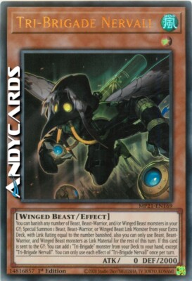 TRI-BRIGADE NERVALL (Tri-Brigade Nervall)   Ultra R   MP21 EN169   1Ed   YUGIOH!