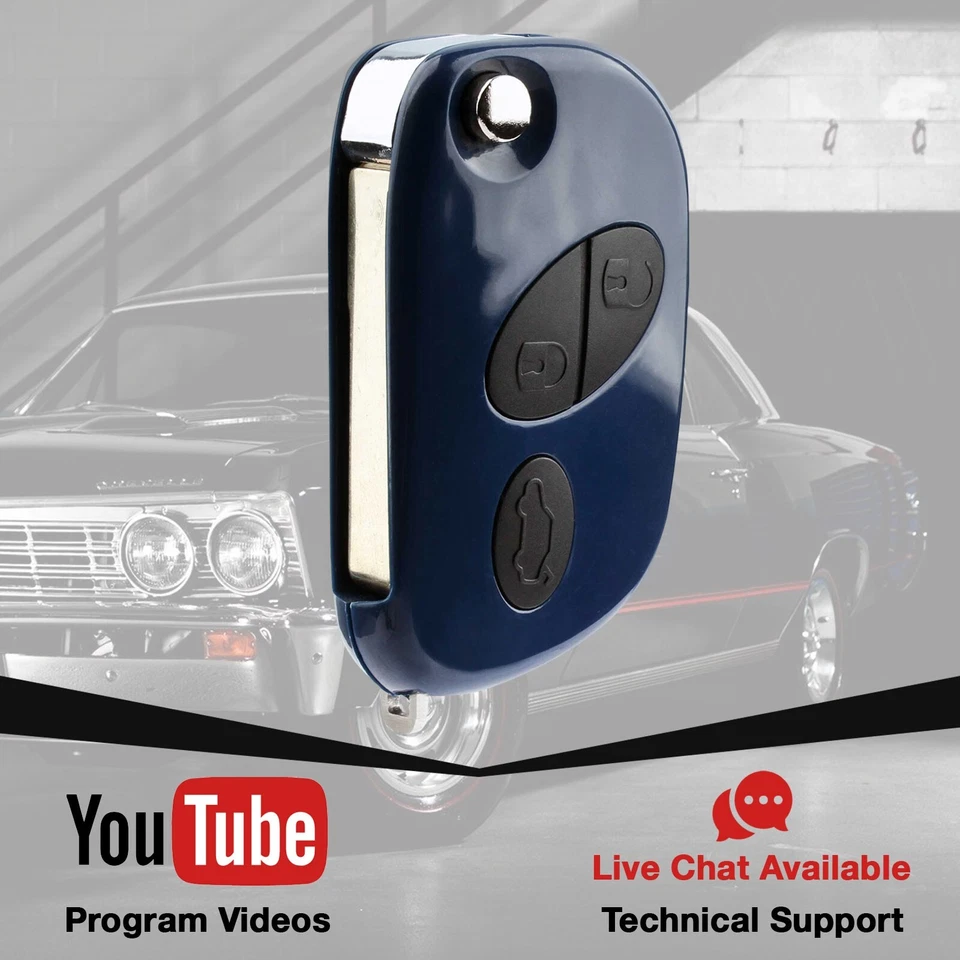 2 Key Fob Remote for 2005-2011 Maserati GranTurismo Quattroporte RX2TRF937 Foto 3 de 4