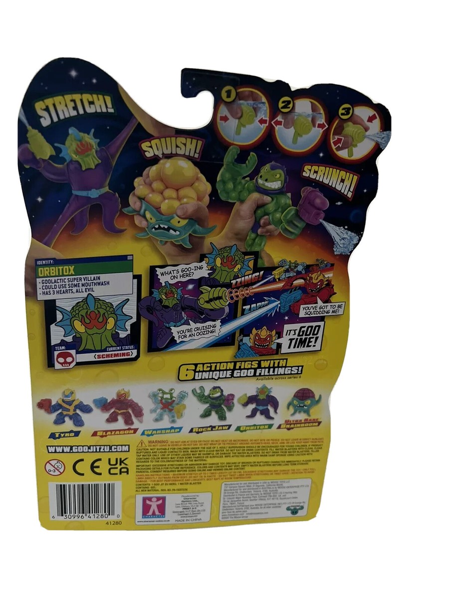 Heroes of Goo Jit Zu Galaxy Blast ORBITOX w/ Water Blaster Hero