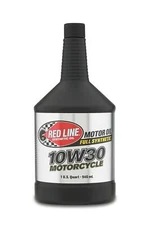 Red Line 42304 10W30 Synthetic Motorcycle Oil - 6 Pack with Funnel