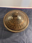 BOWL & LID WOOD CARVED ROUND DISPLAY similar to Ethiopian Gurage serving bowl — photo 4