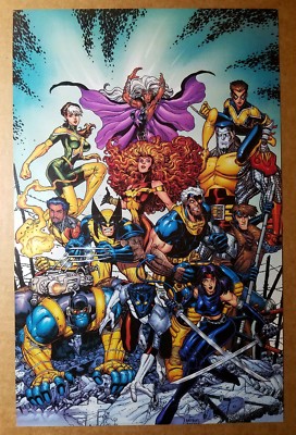 X-Men Giant Sized Special 100 Marvel Comics Poster by Arthur Adams