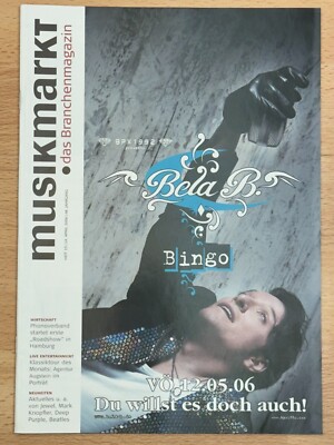 Musikmarkt, Branchenmagazin; 14.4.2006;  14. April 2006;Bela B. - Bingo; Heft 15