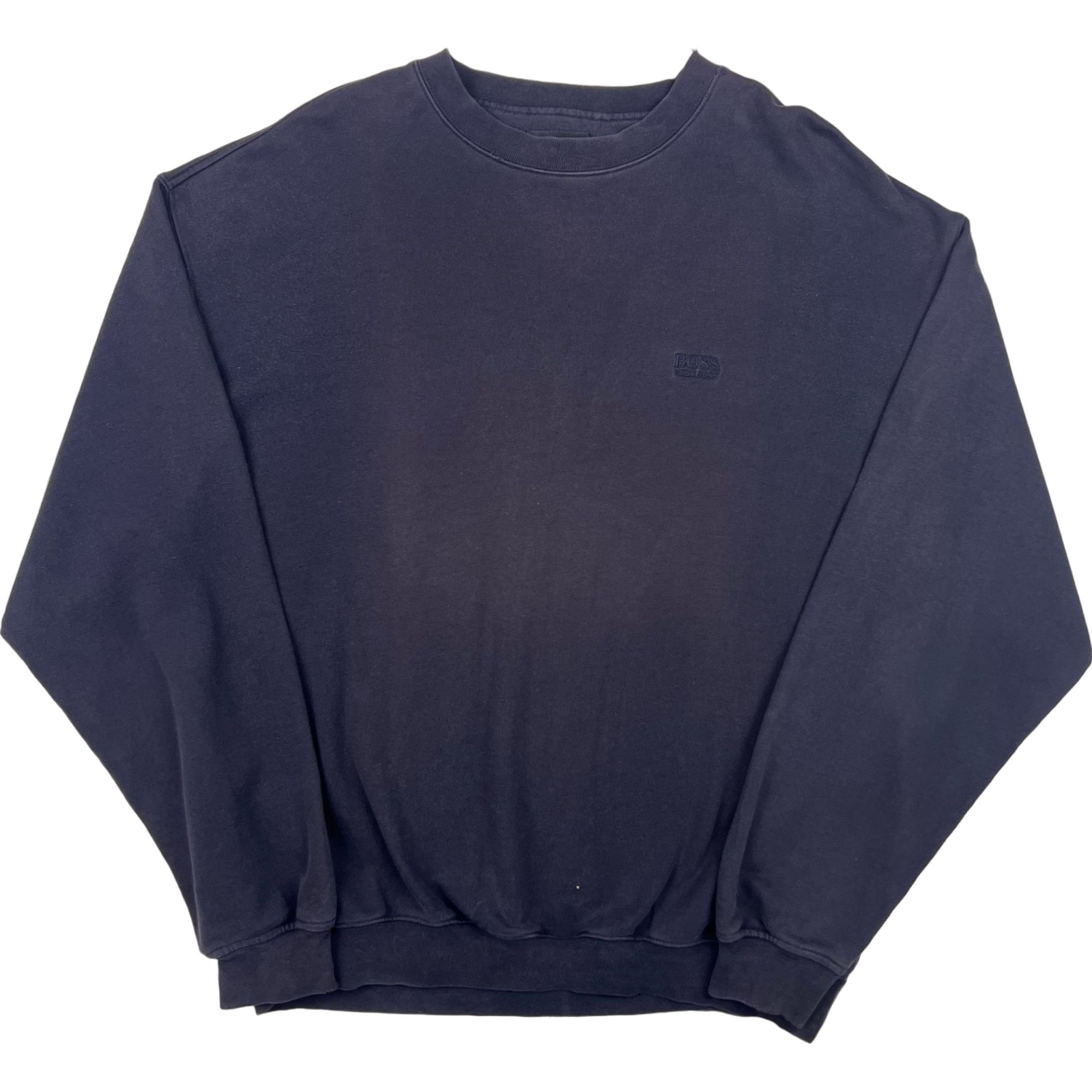 Hugo Boss Navy Blue Sweatshirt Crewneck Extra Large