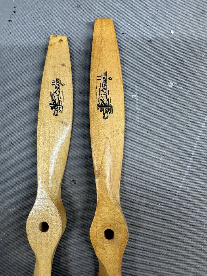 JZ Zinger Propeller 11 - 7 PUSHER Wood Airplane PROP Never Used! NEW (C1B1) - Image 3 of 4