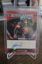 2024 Panini Prizm Draft Picks Draft Picks Autographs Jared Wiley Red Ice Prizm 