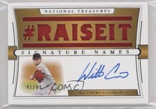 2021 Panini National Treasures Signature Names 41/99 Wil Crowe #SNA-WC Auto 0r5l