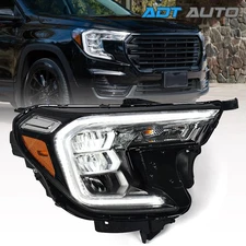 Passenger LED Reflector Headlight Lamp For GMC Terrain AT4 SLE SLT 2022-2024 RH