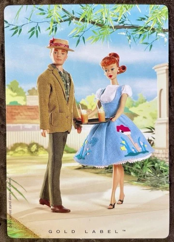 Friday Night Dream Date Barbie & Ken Giftset COLLECTOR CARD Gold Label K2794
