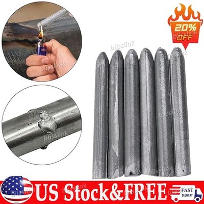 6 PACK Low Temperature Universal Welding Rod Sticks Metal Easy Melt New US~STOCK