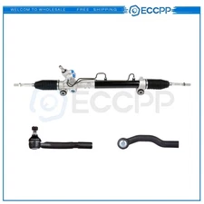 ECCPP Complete Power Steering Rack And Pinion + 2 Outer Tie Rod Ends For Toyota