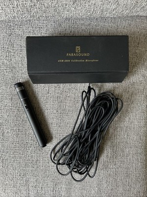Parasound ACM-2500 Calibration Microphone + Cord + Case