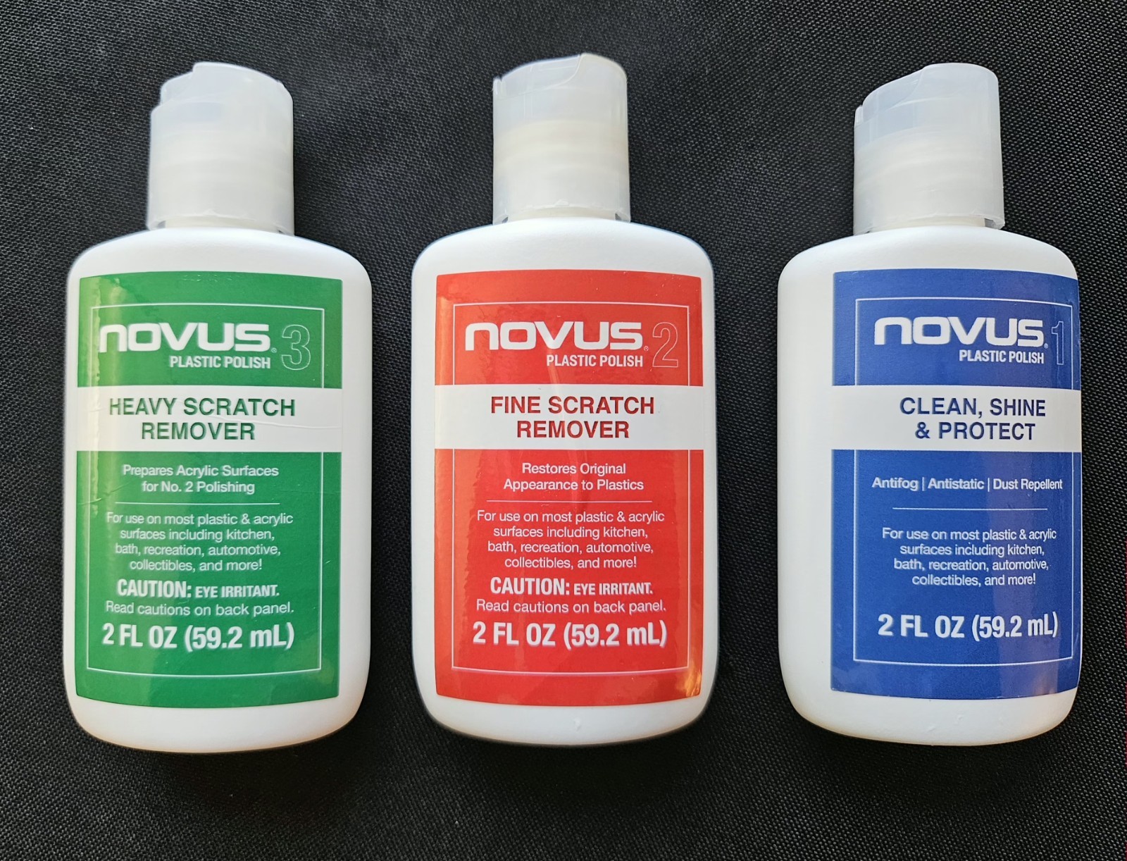 Novus 3-Step CD, DVD Scratch & Plastic Repair Kit Fine & Hea