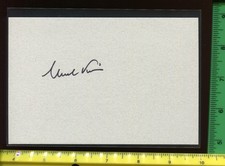 Michael Viner American film producer Signed Autograph Card ACEP375