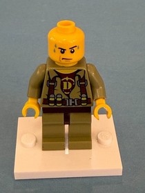 LEGO Dino Minifig din002 - Hero Helicopter Pilot - Light Scratches/No Cracks
