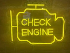 16"X12" Dimmable Check Engine Shop Sign with USB Interface FREE SHIPPING!
