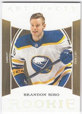 2022-23 Upper Deck Artifacts Rookies Wood Parallel BRANDON BIRO #193 Buffalo RC