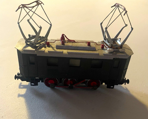 Locomotora Eléctrica Kleinbahn H0 ÖBB 1280.14 Verde Doble Pantógrafo De Colección | Condition: Used