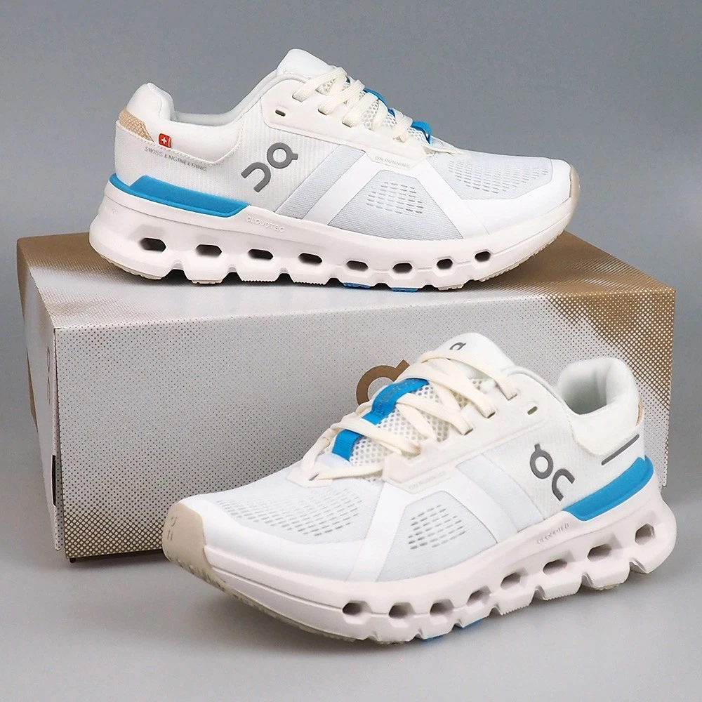On Cloudrunner 2 Sneakers in White/Horizon Women's Running Shoes Size 6-9.5
Opens in a new window or