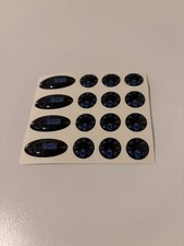 DELKIM TXI STD EV PLUS ALARMS STICKERS KIT BLUE NASH DESIGN 