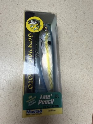 Gary Yamamoto Tate' Pencil Fishing Lure Floating Topwater Size 100