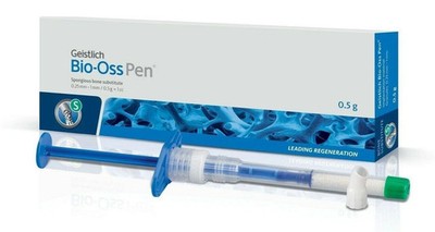 Geistlich ''Bio-Oss Pen'' Small Granules (0.25 -1mm) Grafting 0.5g/1cc Free II Shp