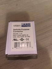 Jard 17311 Definite Purpose Contactor - 1-1/2 Poles - 30 Amps - 24 VAC