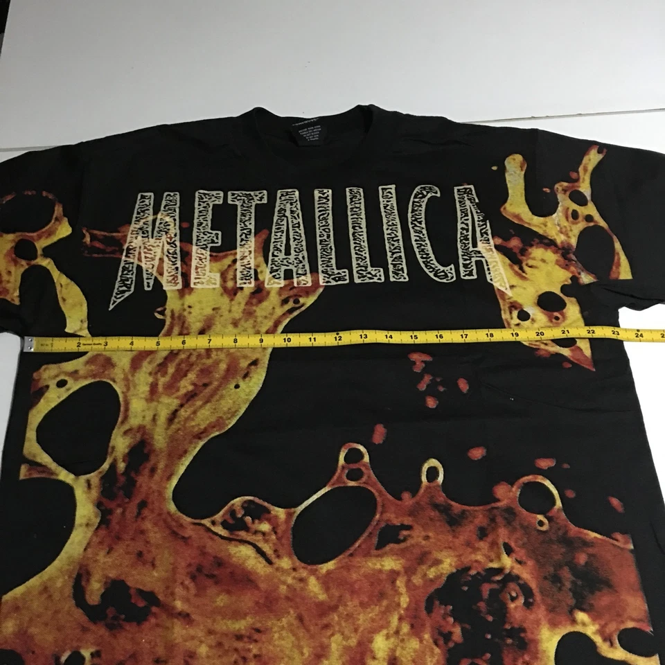 Metallica Load Blood AOP T-Shirt XL Giant Single Stitch Modern - Image 4 of 4