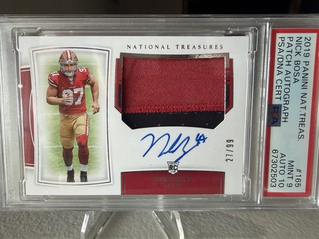 2019 Panini National Treasures Rookie Patch Auto #165