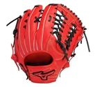 Mizuno Wild Drive Red Outfield Baseball Glove Size 14 1AJGR32807 Japan New