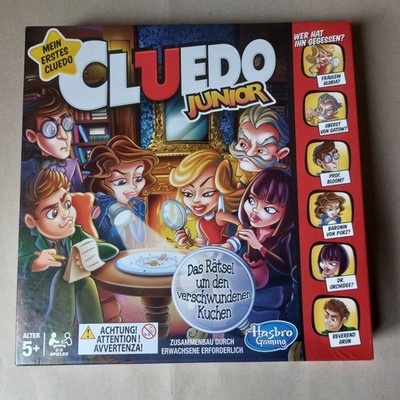CLUEDO JUNIOR - KINDER UND FAMILIENSPIEL - von HASBRO GAMING -gebraucht, wie neu