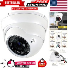 Analog CCTV Camera HD 1080P 4-in-1 TVI/AHD/CVI/CVBS Security Dome Camera Outd...