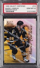 1996 SELECT CERT MIRROR GOLD #10 MARIO LEMIEUX PSA 10