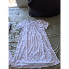 NWT Carole Hochman Palm Beach Cotton Short Nightgown size S