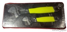 Snap-on Fadh702c1hv Hi-viz Yellow 8 12 Flank Drive Plus Adjustable Wrench Set