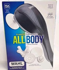WAHL All Body Power Therapeutic 2-Speed Massager 4 Attachment Heads 4120-1801