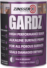 ZINGS1L GS1L Gardz Sealer Primer 1 Litre, 1L, Clear