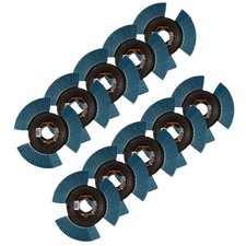 10x RHODIUS VISION PRO Zirkon Fächerschleifscheibe alle Größen und Körnungen
