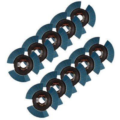 10x RHODIUS VISION PRO Zirkon Fächerschleifscheibe alle Größen und Körnungen