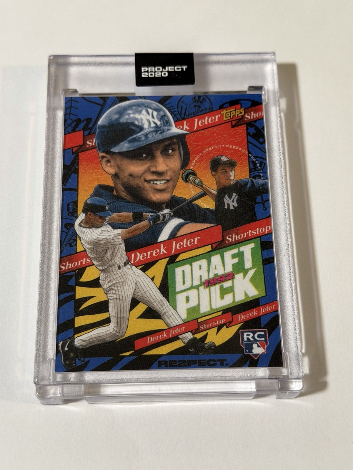 2020 Topps Project Derek Jeter By Tyson Beck #200 Yankees SP