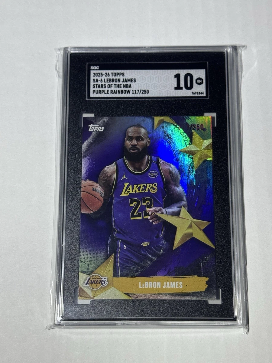 Topps LeBron James 10 Graded Basketball Sports Trading Cards