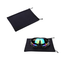 2Pcs Microfiber Ski Goggle Bag,Ski Goggle Pouch Sunglasses Pouch Case,Protect...