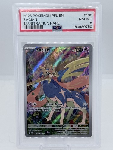 Zacian graded PSA 8 for sale on eBay