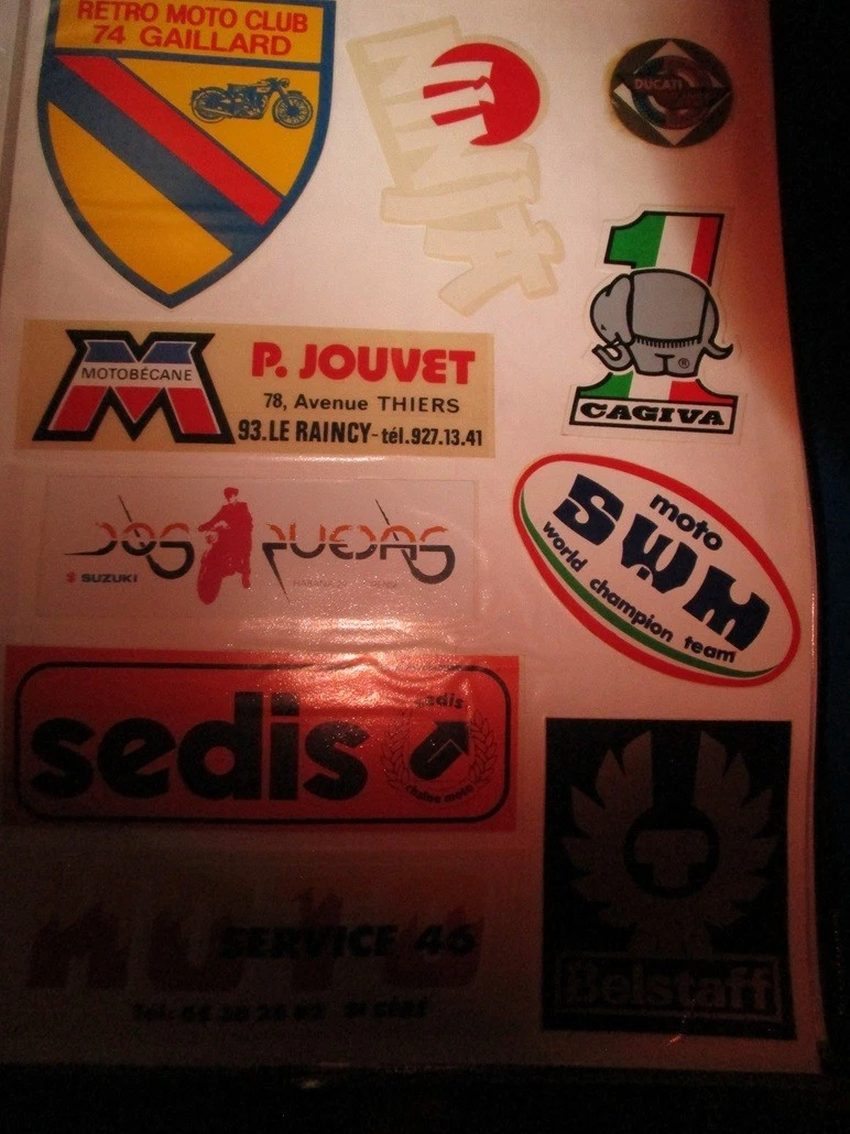 Autocollant Original Vintage 1981 - Grand Jeu La Redoute Motobécane / Tour De France