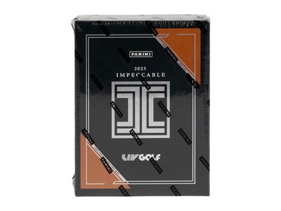 2025 PANINI IMPECCABLE LIV GOLF HOBBY BOX