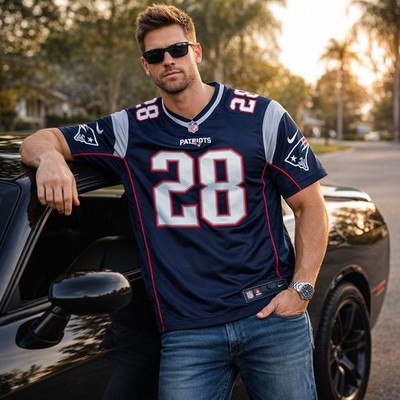 NFL Nike New England Patriots James White #28 Men's Jersey Adult