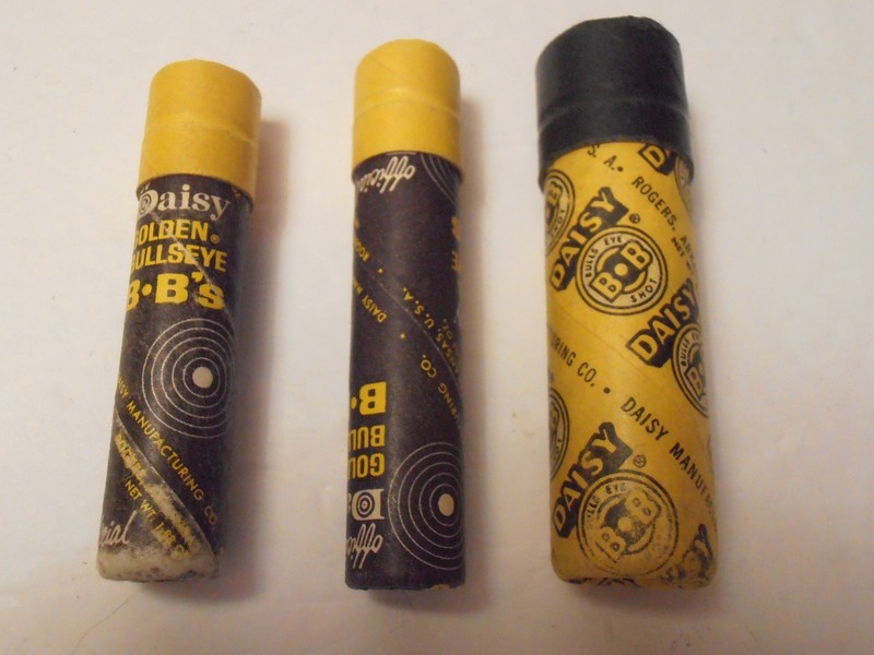 Vtg Daisy Golden Bullseye *BB LOT OF 3 TUBES* 1.83 oz-2.06 oz-5.78 oz FULL
