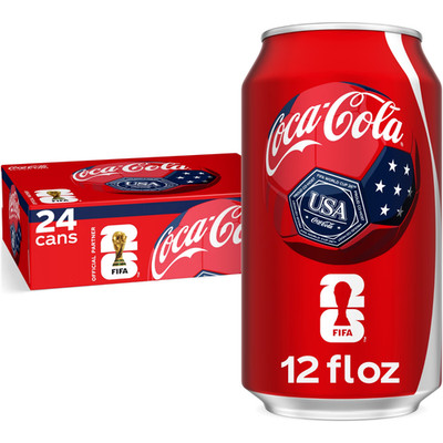 Coca-Cola Soda Pop Cans, 12 fl oz, 24 Pack